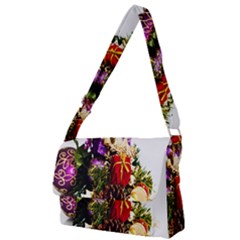 Christmas Decorations Full Print Messenger Bag (l) by artworkshop