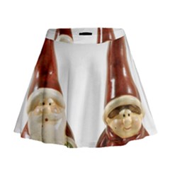 Christmas Figures 2 Mini Flare Skirt by artworkshop