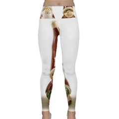 Christmas Figures 2 Lightweight Velour Classic Yoga Leggings by artworkshop