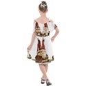 Christmas Figures 2 Kids  Cut Out Shoulders Chiffon Dress View2