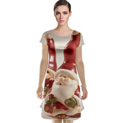 Christmas Figures4 Cap Sleeve Nightdress by artworkshop