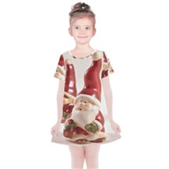 Christmas Figures4 Kids  Simple Cotton Dress by artworkshop