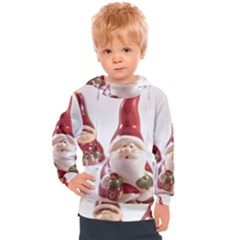 Christmas Figures 5 Kids  Hooded Pullover by artworkshop