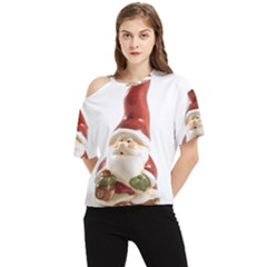 Christmas Figures 8 One Shoulder Cut Out Tee by artworkshop