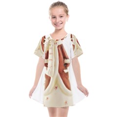 Christmas Figures 9 Kids  Smock Dress