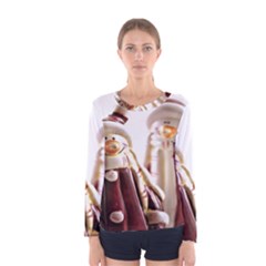 Christmas Figures 11 Women s Long Sleeve Tee