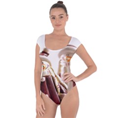 Christmas Figures 11 Short Sleeve Leotard  by artworkshop