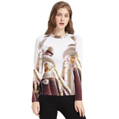 Christmas Figures 11 Women s Long Sleeve Rash Guard by artworkshop