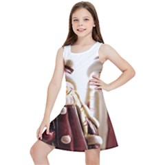 Christmas Figures 11 Kids  Lightweight Sleeveless Dress