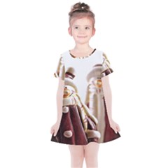 Christmas Figures 11 Kids  Simple Cotton Dress