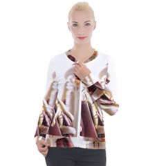 Christmas Figures 11 Casual Zip Up Jacket by artworkshop