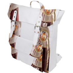 Christmas Figures Buckle Up Backpack by artworkshop