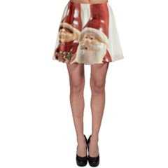 Christmas Figures4 Skater Skirt by artworkshop