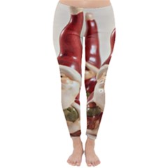 Christmas Figures4 Classic Winter Leggings by artworkshop