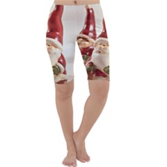 Christmas Figures4 Cropped Leggings  by artworkshop