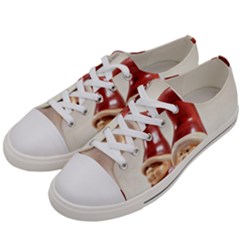 Christmas Figures4 Women s Low Top Canvas Sneakers by artworkshop