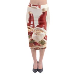 Christmas Figures4 Midi Pencil Skirt by artworkshop