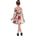 Christmas Figures4 Kids  Shoulder Cutout Chiffon Dress View2