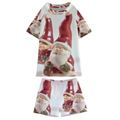 Christmas Figures4 Kids  Swim Tee And Shorts Set by artworkshop