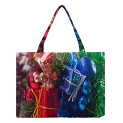 Christmas Ornaments Medium Tote Bag by artworkshop