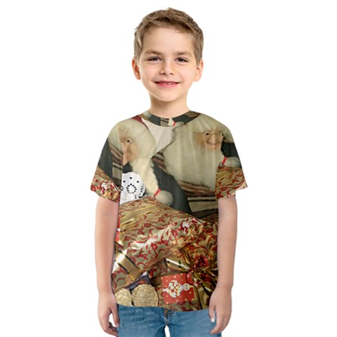 Christmas Puppets Kids  Sport Mesh Tee by artworkshop