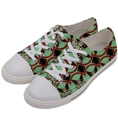 Christmas Stars Men s Low Top Canvas Sneakers by artworkshop