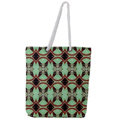 Christmas Stars Full Print Rope Handle Tote (large) by artworkshop