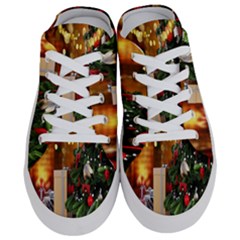 Christmas Tree And Presents Half Slippers by artworkshop