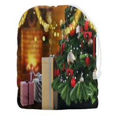 Christmas Tree And Presents Drawstring Pouch (3xl) by artworkshop