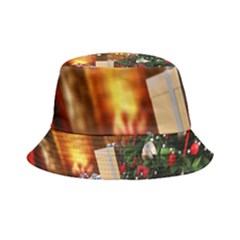 Christmas Tree And Presents Inside Out Bucket Hat