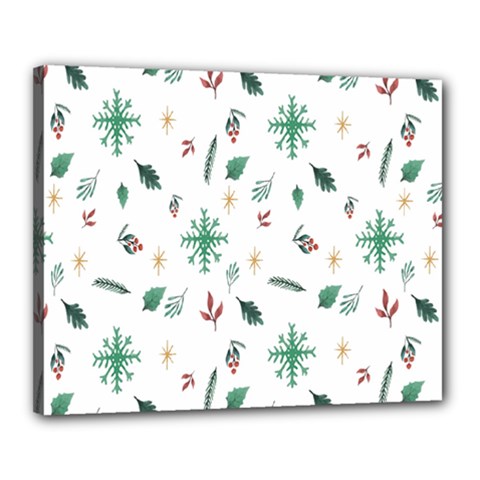 Christmass Theme Canvas 20  X 16  (stretched) by artworkshop