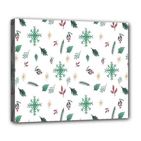 Christmass Theme Deluxe Canvas 24  X 20  (stretched) by artworkshop