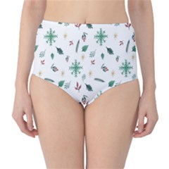 Christmass Theme Classic High-waist Bikini Bottoms by artworkshop