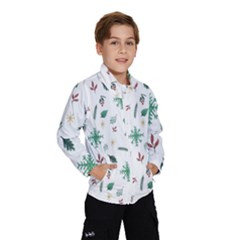 Christmass Theme Kids  Windbreaker by artworkshop