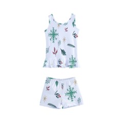 Christmass Theme Kids  Boyleg Swimsuit by artworkshop