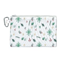 Christmass Theme Canvas Cosmetic Bag (large) by artworkshop