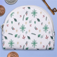 Christmass Theme Horseshoe Style Canvas Pouch by artworkshop