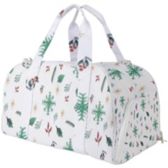 Christmass Theme Burner Gym Duffel Bag by artworkshop