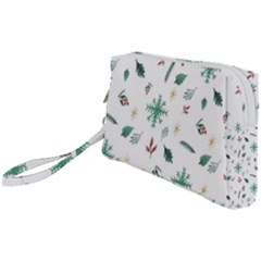 Christmass Theme Wristlet Pouch Bag (small) by artworkshop