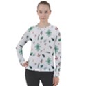 Christmass theme Women s Pique Long Sleeve Tee View1