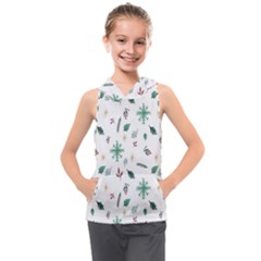 Christmass Theme Kids  Sleeveless Hoodie by artworkshop