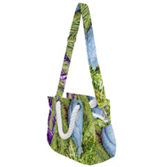 Decoration Rope Handles Shoulder Strap Bag by artworkshop