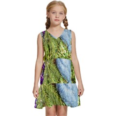 Decoration Kids  Sleeveless Tiered Mini Dress by artworkshop