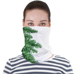 Green Christmas Tree Border Face Seamless Bandana (adult) by artworkshop