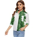 Green Christmas Tree Border Women s Quarter Sleeve Pocket Shirt View3