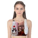 Merry Christmas - Santa Claus Holding Coffee Tank Bikini Top View1