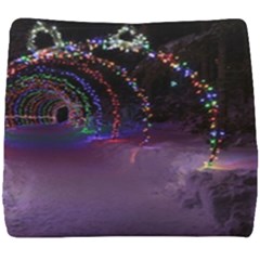 Outdoor Christmas Lights Tunnel Seat Cushion by artworkshop