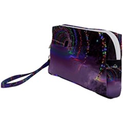 Outdoor Christmas Lights Tunnel Wristlet Pouch Bag (small) by artworkshop