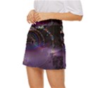 Outdoor Christmas Lights Tunnel Mini Front Wrap Skirt View2