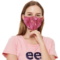 Pink Christmas Tree Fitted Cloth Face Mask (adult)